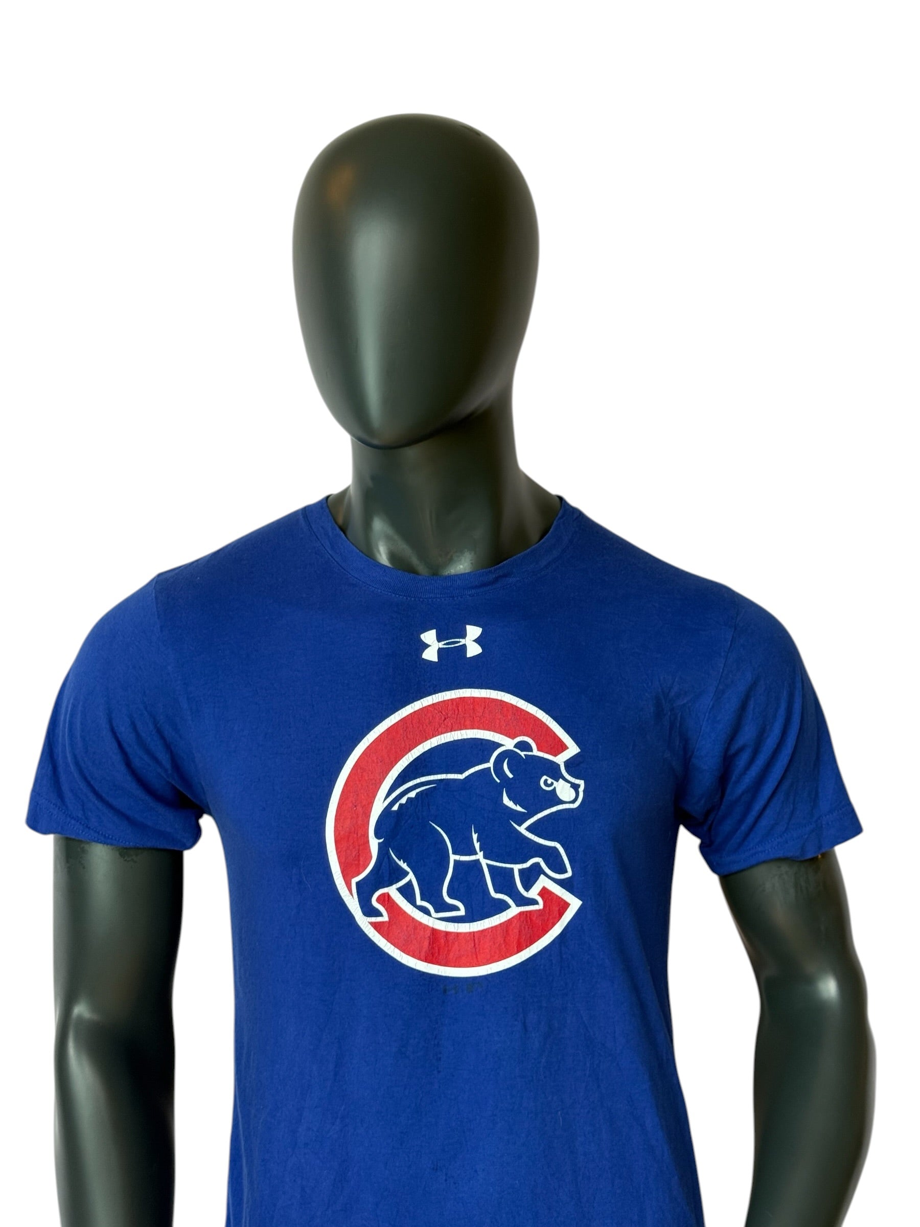 Under Armour Chicago Cubs MLB T Shirt Vintage Style Retro Baseball